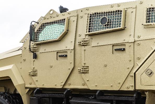 Predator front armor detail