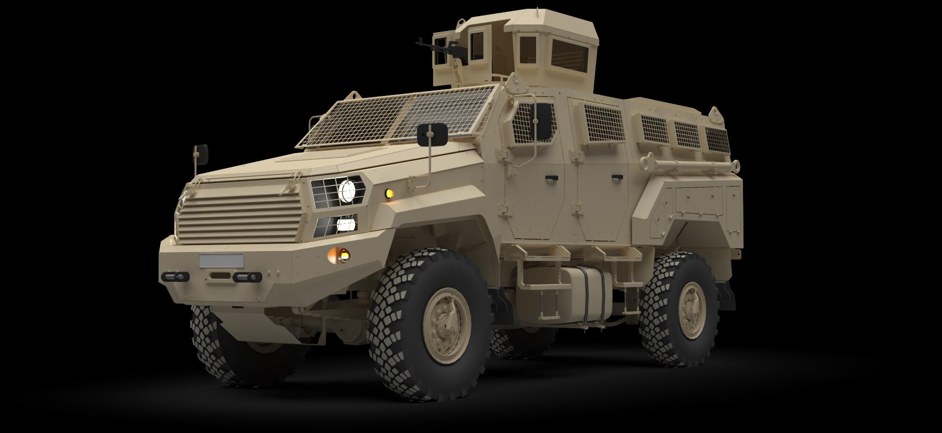 APC with turret configuration