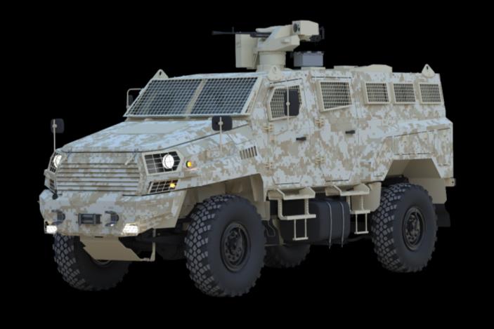 Predator with 120mm self-propelled mortar